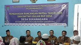 Foto musrembangdes Desa Sukangara Cikupa