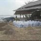 Foto tambang pasir laut pesisir pantai di kecamatan Cihara Lebak Banten 