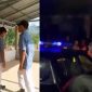 Foto siswa dan petugas kepolisian 