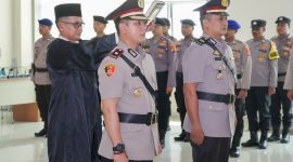 Foto pelantikan Kapolsek Cikupa dan Kapolsek Pasar kemis