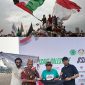 Foto saat mengikuti aksi damai bela Palestina di Monas Jakarta Pusat