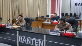 Polda Banten Ikuti Zoom Meeting Evaluasi Pelaksanaan Pendidikan SIP dan PAG