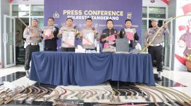 Selama 2023, Polresta Tangerang Berhasil Ungkap 1678 Kasus, Curat Paling Tinggi