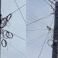Warga Keluhkan Kabel Optik Jaringan Internet Semrawut di Kelurahan Cirendang Kabupaten Kuningan