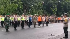 Polda Banten Siapkan 1.324 Personel Untuk Amankan Kunjungan Presiden Jokowi ke Provinsi Banten. 