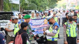 Satlantas Polres Metro Tangerang Kota Gelar Razia Knalpot Brong, 24 Motor Terjaring