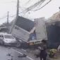 5 Mobil terlihat tabrakan beruntun di bogor. 