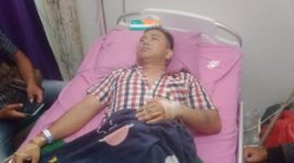 Seorang jurnalis di tulang bawang lampung ditusuk orang tidak dikenal