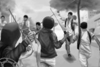 Illustrasi Tawuran. (ist)