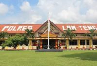 Gedung Polres Lampung Tengah.(ist)
