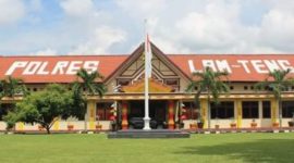 Gedung Polres Lampung Tengah.(ist)