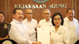Jaksa Agung dan Menteri Keuangan. (ist)