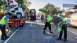 Tempat kejadian kecelakaan renggut dua nyawa.(ist)