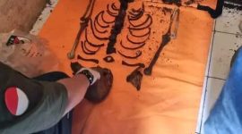 Bukti penganiayaan ibu rumah tangga.(ist)