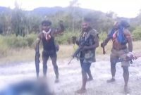 Terduga penembakan danramil di Paniai.(ist)