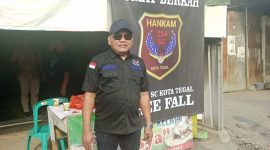 Abdul Khadir, SH. MH, Ketua SC 234 Kota Tegal dalam kegiatan Jumat berkah