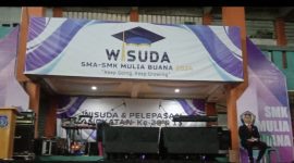 Acara Wisuda SMA-SMK Mulia Buana.(info7.id)
