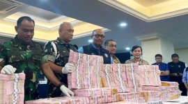 Polda Metro Jaya berhasil ungkap peredaran uang palsu Rp22 miliar.(antara)