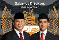 Gambar foto Persiden dan Wakil persiden Republik Indonesia.