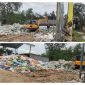 Foto gambar penampungan (pengolahan) limbah di Desa Cibadak, Kecamatan Cikupa, Kabupaten Tangerang Banten.