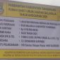 Papan Proyek Lanjutan Renovasi IGD RSUD Balaraja, Kabupaten Tangerang.