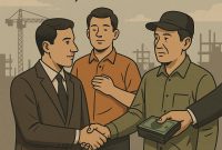 Gambar ilustrasi dugaan korupsi, kolusi dan nepotisme, sumber gambar google. 